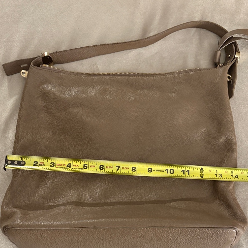 Furla Taupe Leather Hobo Bag - Picture 8 of 13